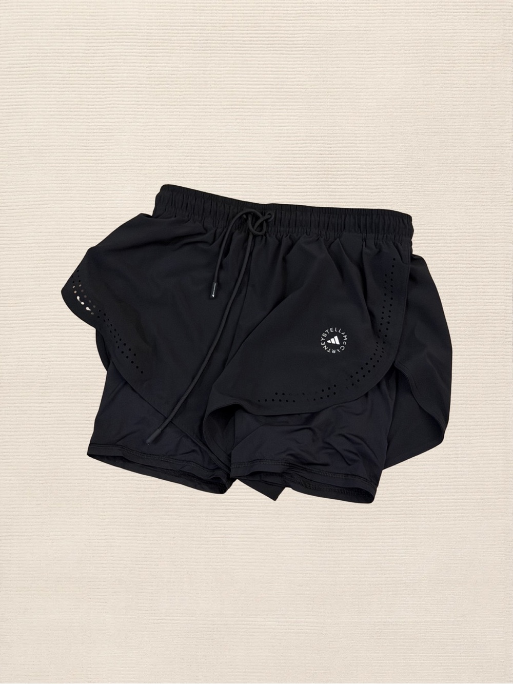 NWT adidas by Stella McCartney Truepurpose 2-in-1 Training Shorts Black szS